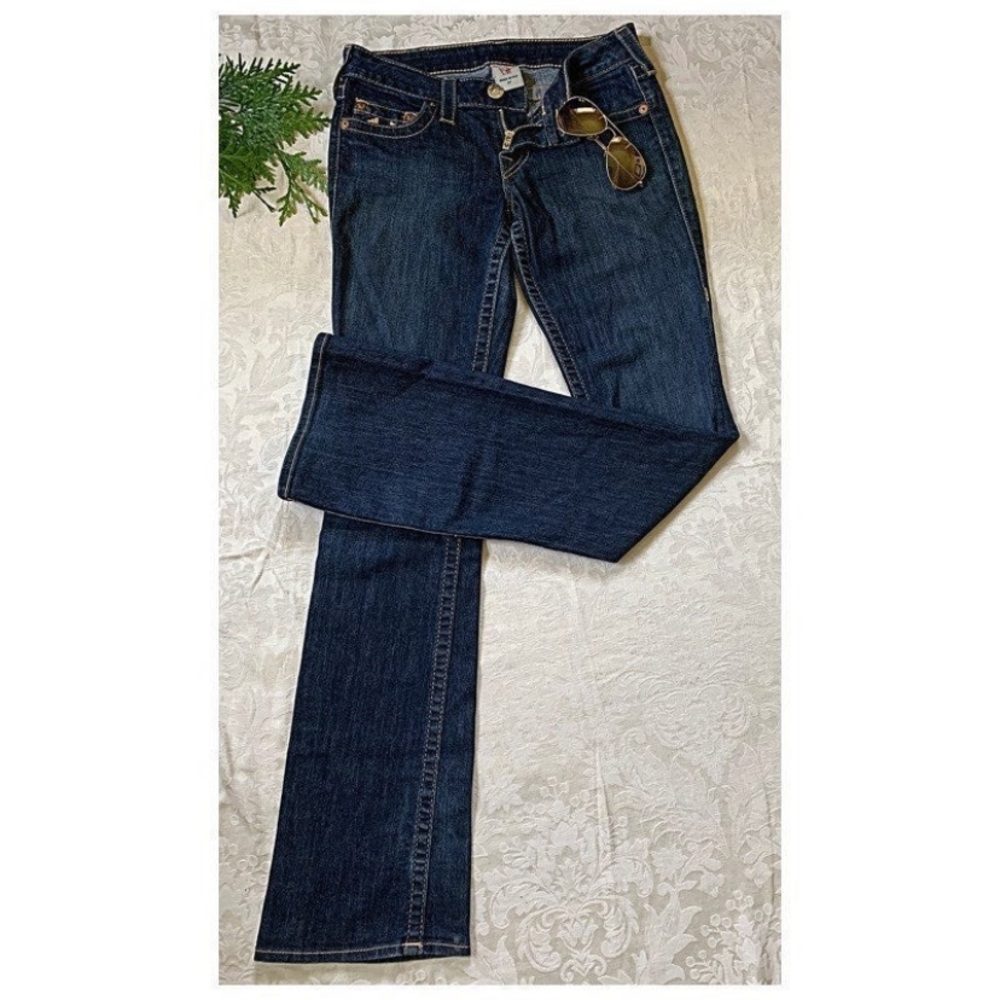 True Religion Jeans World Tour boot cut denim jeans Size 27 - Picture 3 of 8